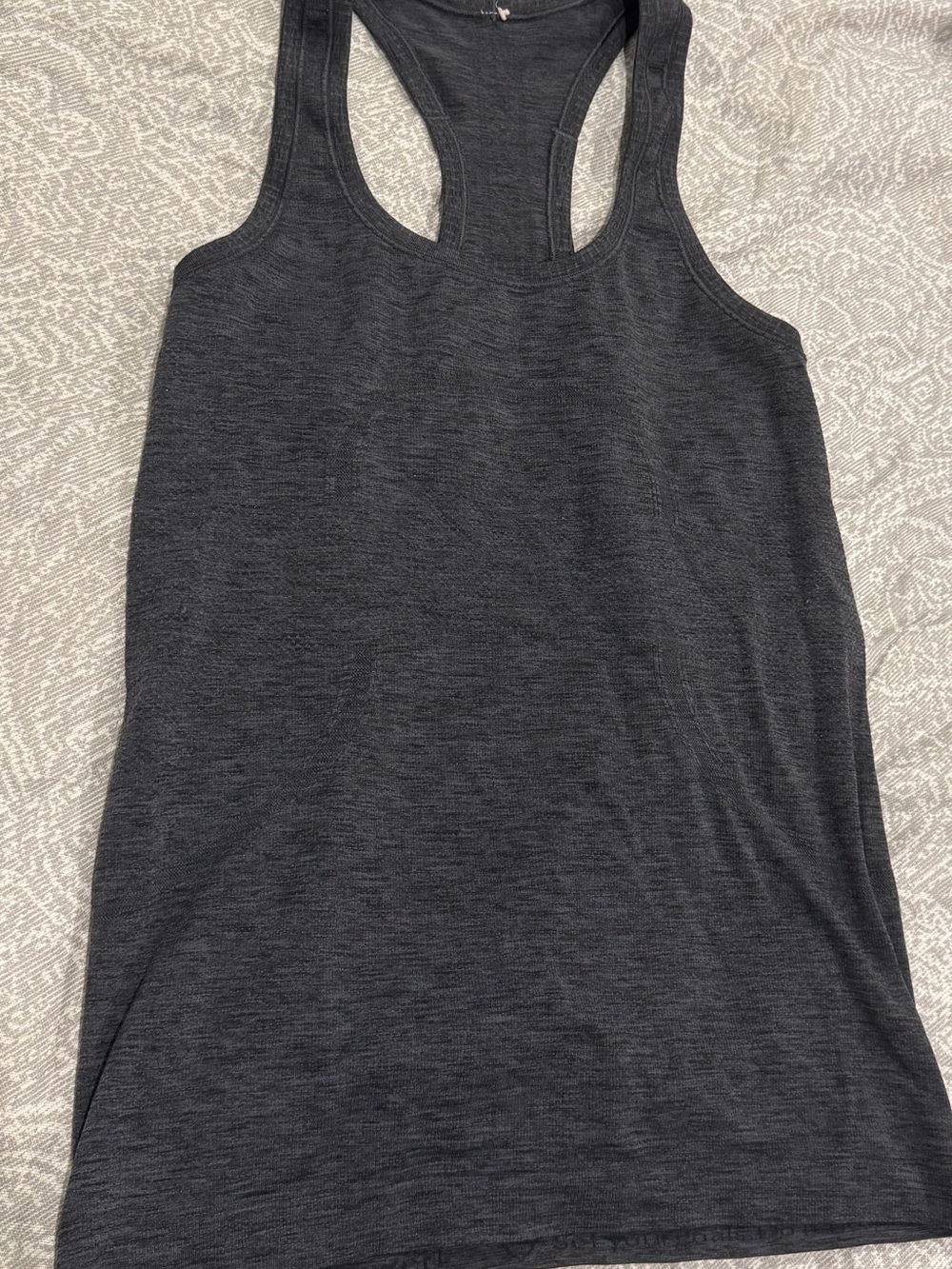 lululemon athletica Charcoal Gray Swiftly Racerback Tank